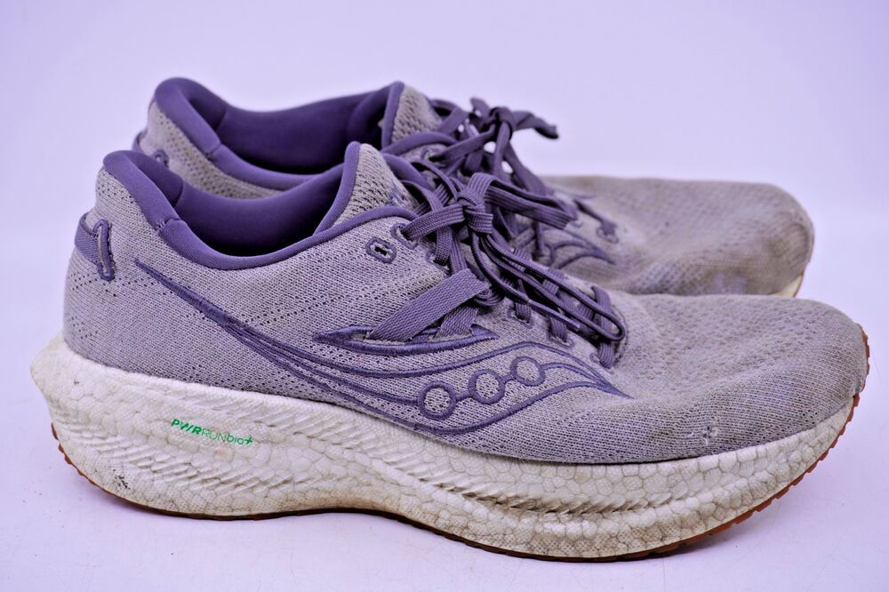 Saucony Triumph RFG Mens Size 10 White/gray Athletic Running Shoes Sneakers